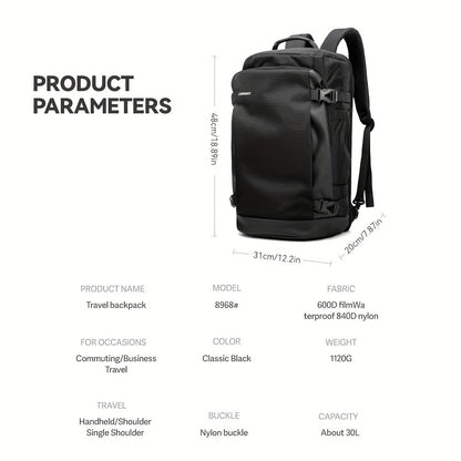 Laptop Backpack – 17.3 Inch, 40L, for Travel | Bag Vero – detail view 2