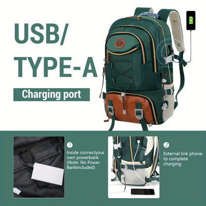 Travel Backpack – USB Charging, Large Capacity, for Travel & Work | Bag Vero – detail view 15