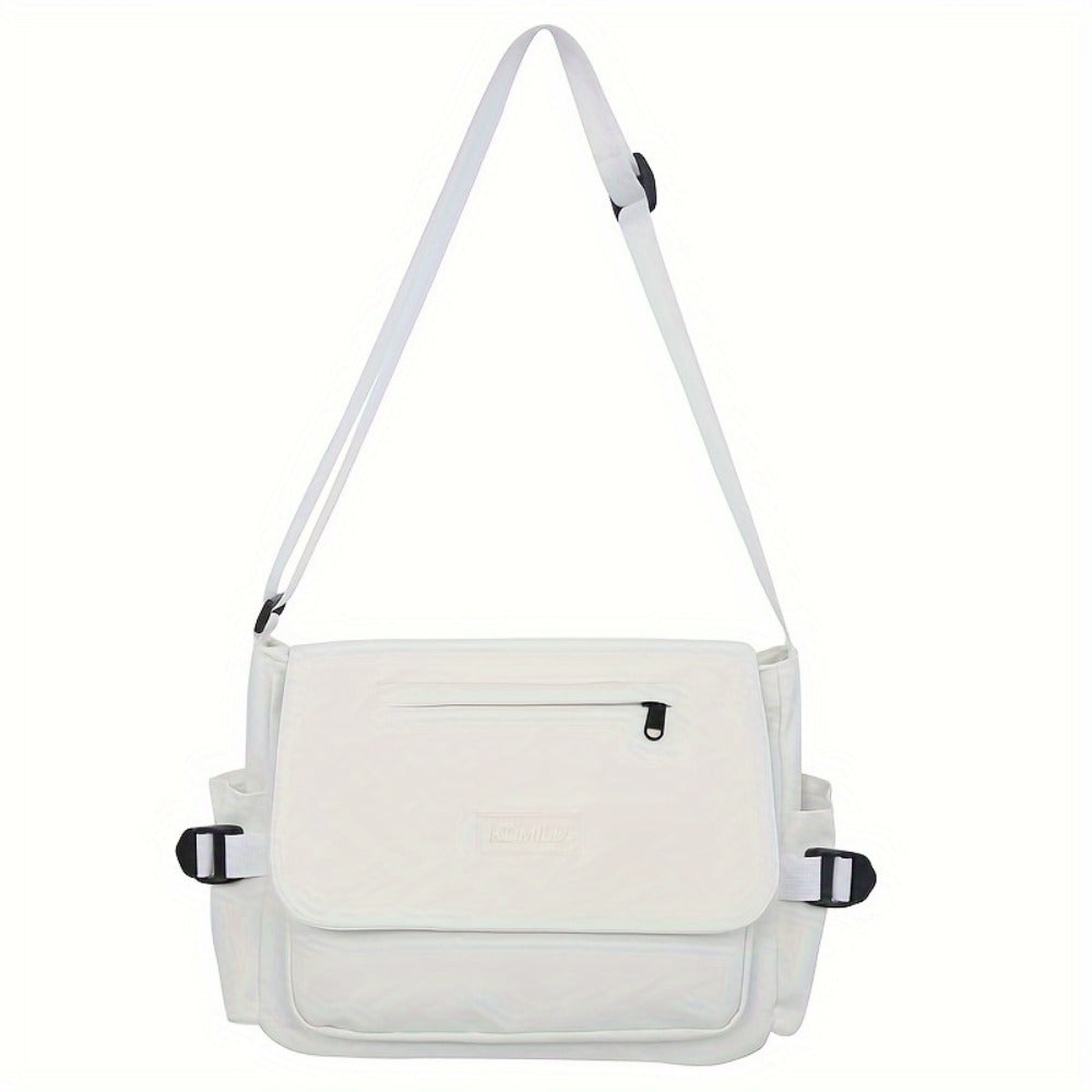Simple 100pcs Diagonal Bag, Large-capacity Shoulder Bag for Women Commuting, Trendy Men's Diagonal Bag