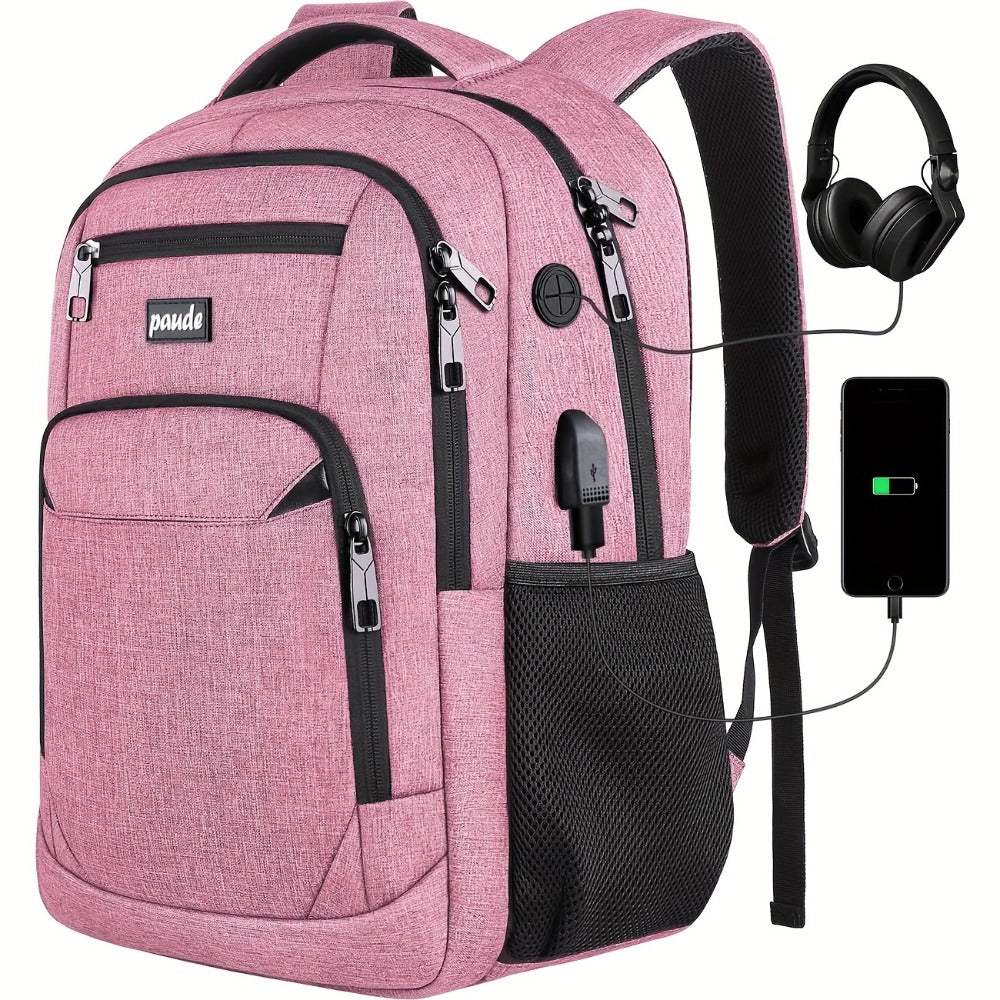 Backpack for Men and Women, School Backpack for Teens, 15.6 inch Laptop Backpack with USB Charging port for Business College Travel