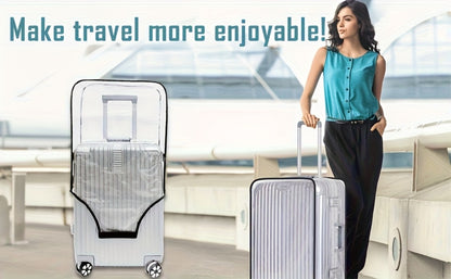 Luggage Set – 3 Pack, 28 Inch, PVC, Clear | Bag Vero – detail view 9