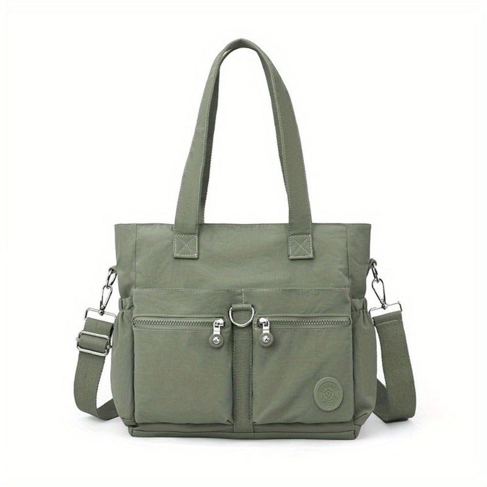 New Style Casual Large Capacity Messenger Bag Commuter Shoulder Bag School Season Student Backpack Fashionable And Versatile, Travel Bag, Work Bag, Bags, Messenger Bag, Adjustable Strap, Casual Commuter Handbag, Simple Classic Casual Shoulder Bag