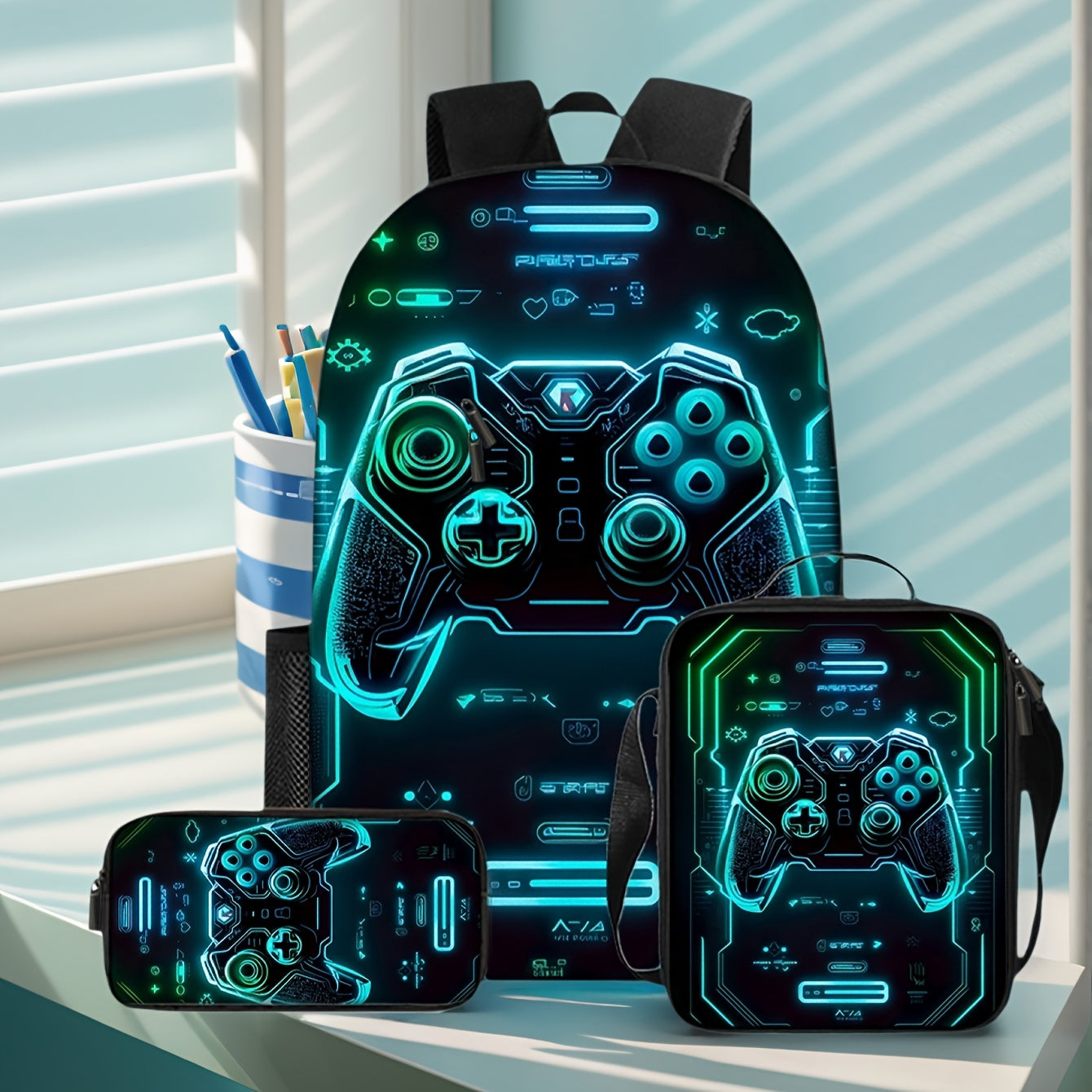 Backpack for Women – 3 Pcs, for School | Bag Vero – detail view 9