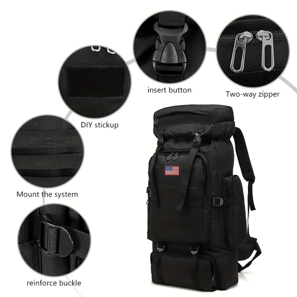 Backpack for Women – 80L, Adjustable Strap, for Travel | Bag Vero – detail view 16