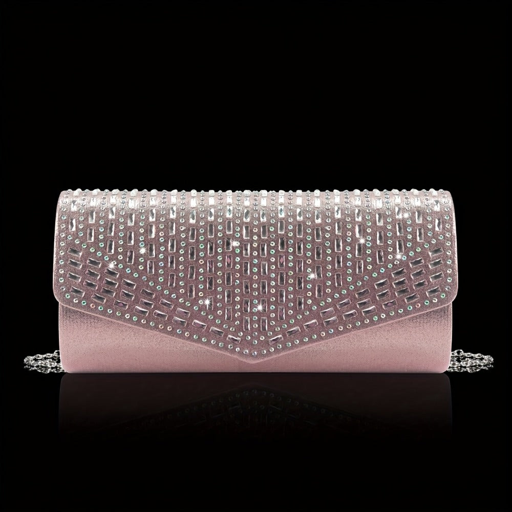 Women's Wallet – Rhinestone Evening Clutch Set Bracelet | Bag Vero – detail view 11