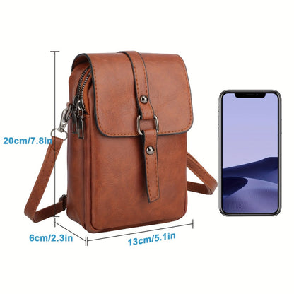 Crossbody Bag, Mini Shoulder Bag, Multifunctional Phone Pouch And Wallet Satchel for Outdoor Sports