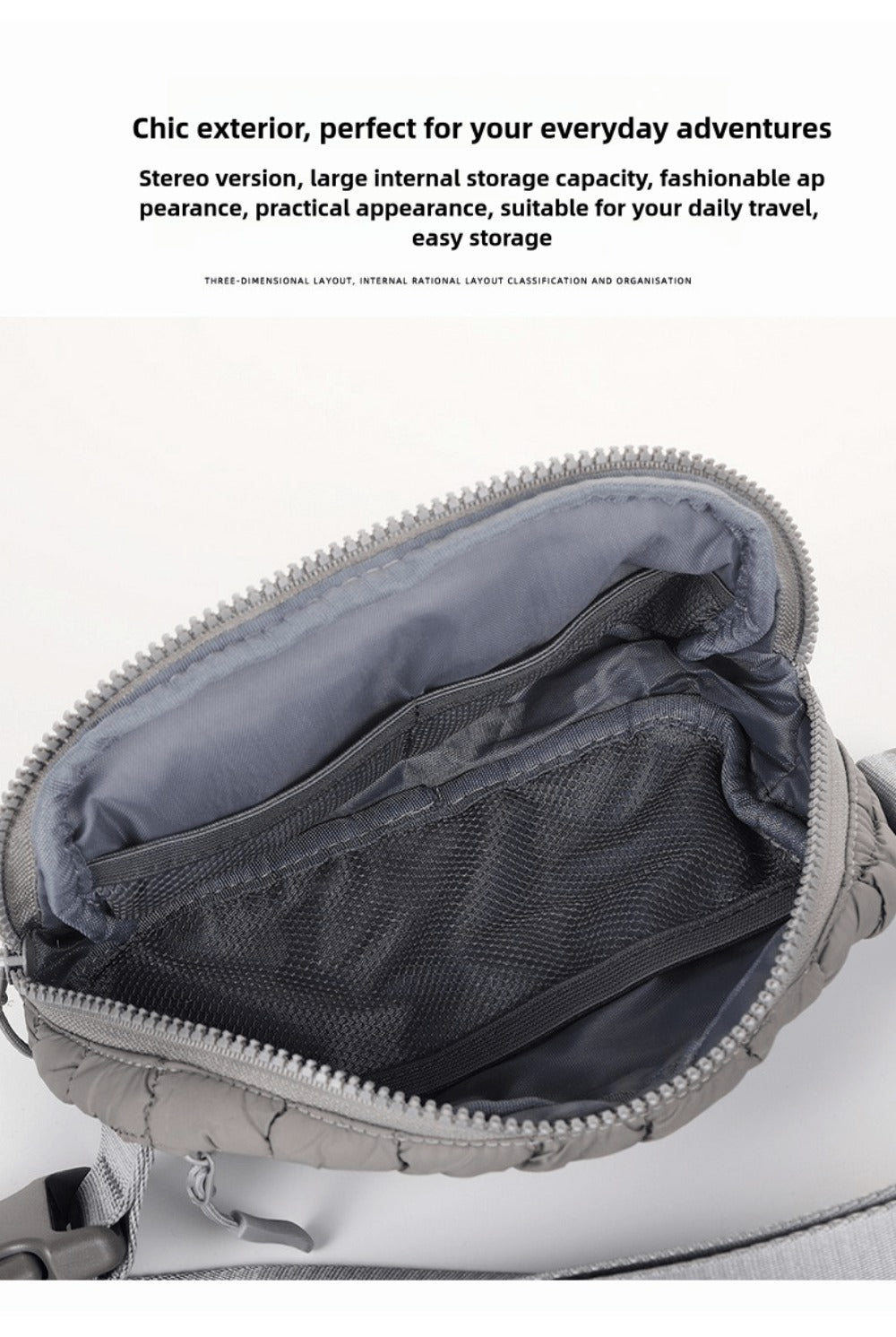 Waist Bag – 7 Colors, Quilted, for Everyday Use | Bag Vero – detail view 26