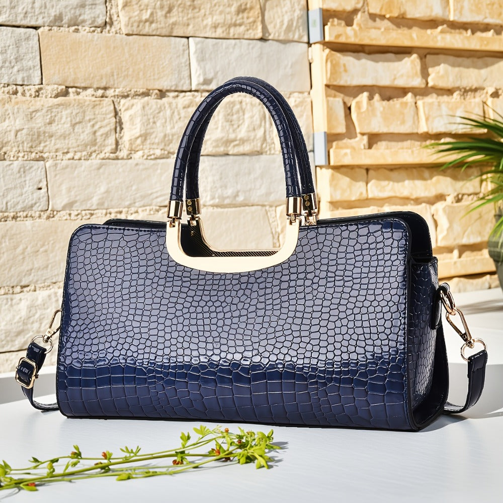 [Evening Wedding Bag] Women's Evening Bag Handbag New Glossy Texture Random Trimming Elegant Women's Bag Single Shoulder Crossbody Hand Carry Suitable for Evening Wedding High-End Women's Bag