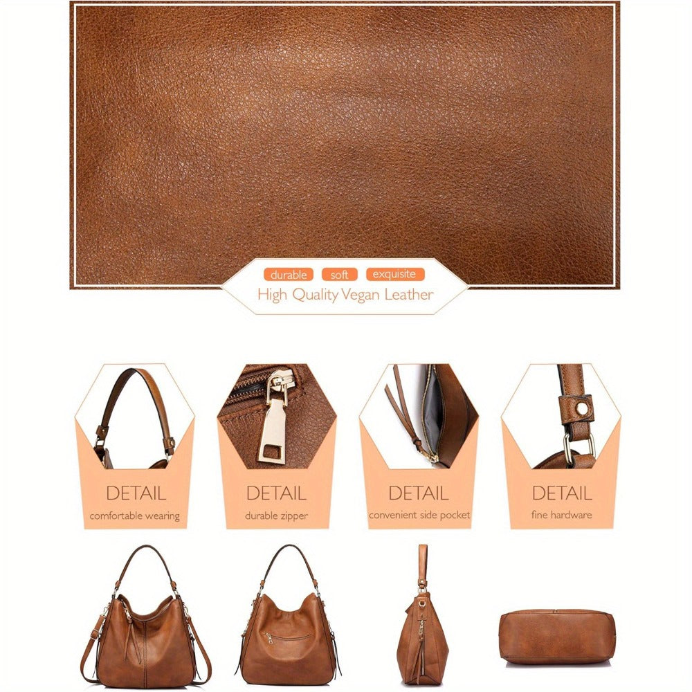 Hobo Bags For Women, Purses And Handbags Large Pocketbooks Designer Bucket Shoulder Bags