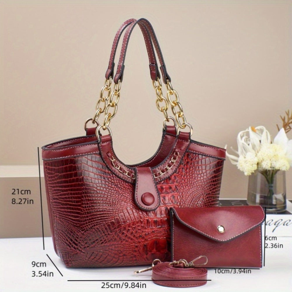 Crossbody Bag for Women – 2-Piece, 7 Colors, PU Leather, Polyester | Bag Vero – detail view 20