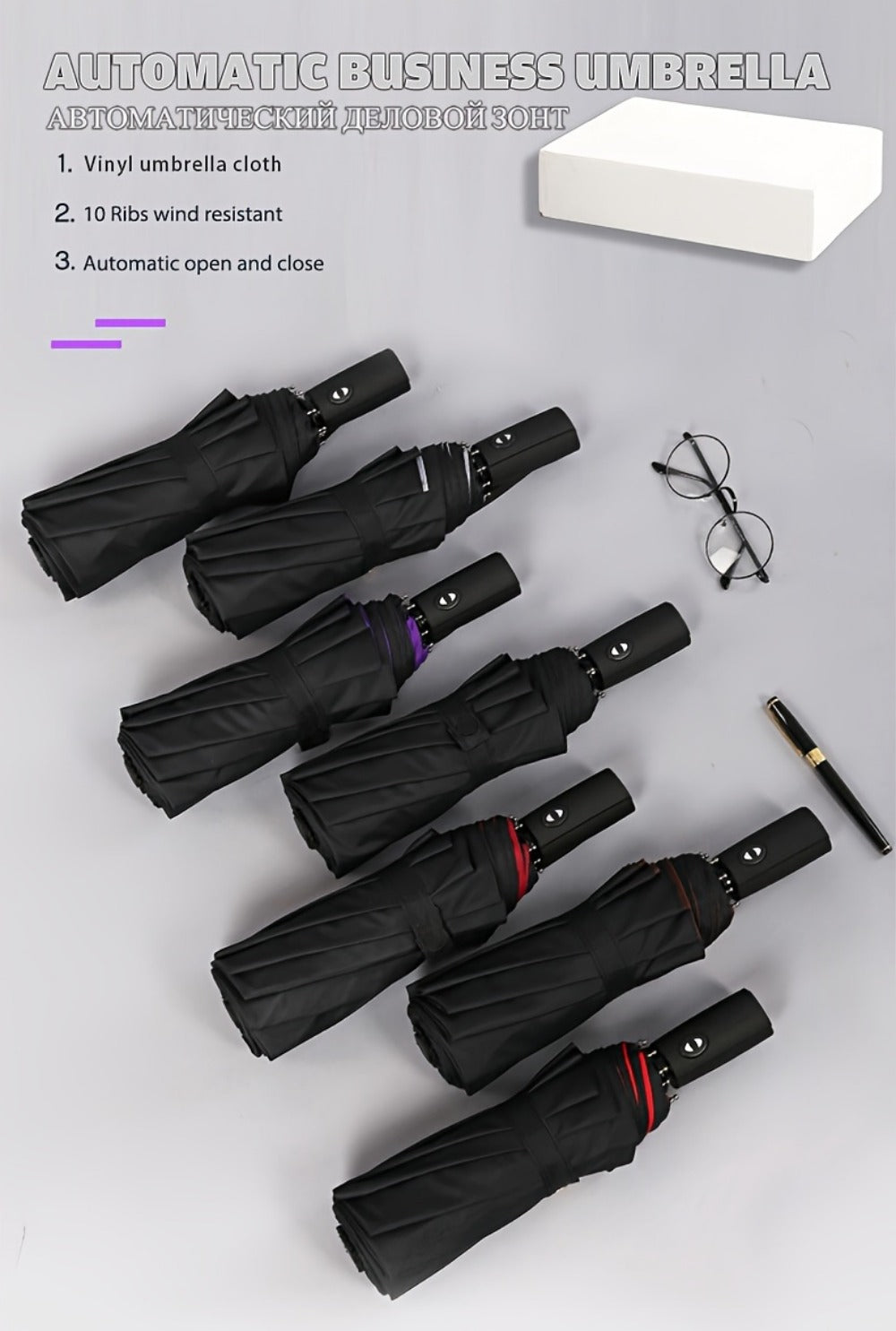 Travel Umbrella – Windproof, Compact, for Travel | Bag Vero – detail view 14