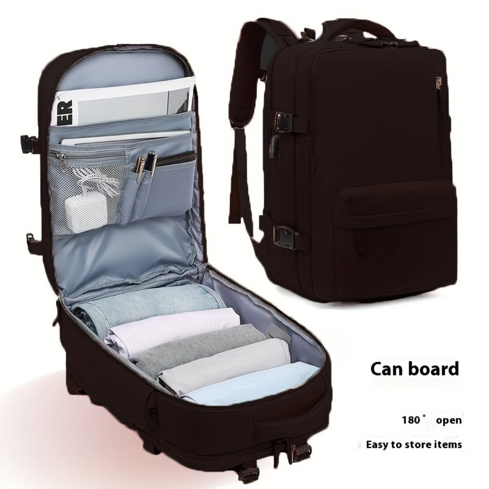 Backpack for Women – 30L, Polyester, Large Capacity, for Travel & Work | Bag Vero – detail view 5