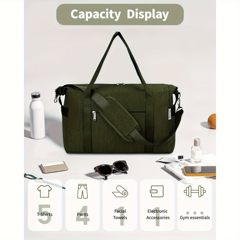 Laptop Bag – for Travel, Gym Duffel Shoe Compartment Large | Bag Vero – detail view 12