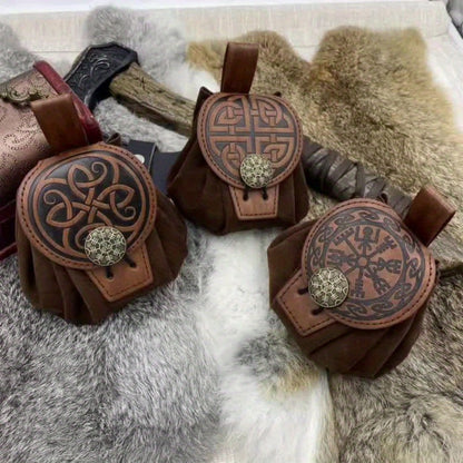 Waist Bag – Medieval Viking Waist Embossed Knight | Bag Vero – detail view 11