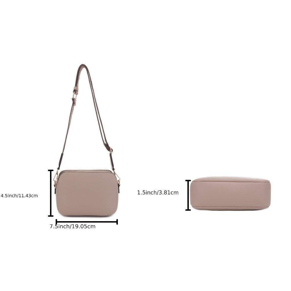 Casual Medium Size Croosbody Bag for Women, Crossbody Camera Purses with Adjustable Webbing Shoulder Strap