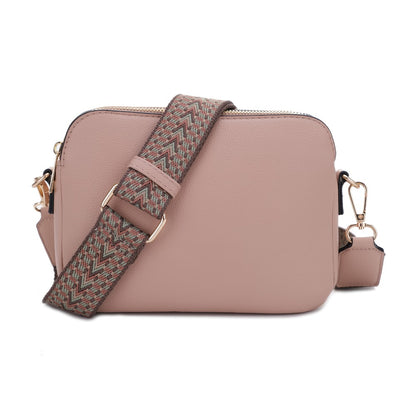 Casual Medium Size Croosbody Bag for Women, Crossbody Camera Purses with Adjustable Webbing Shoulder Strap
