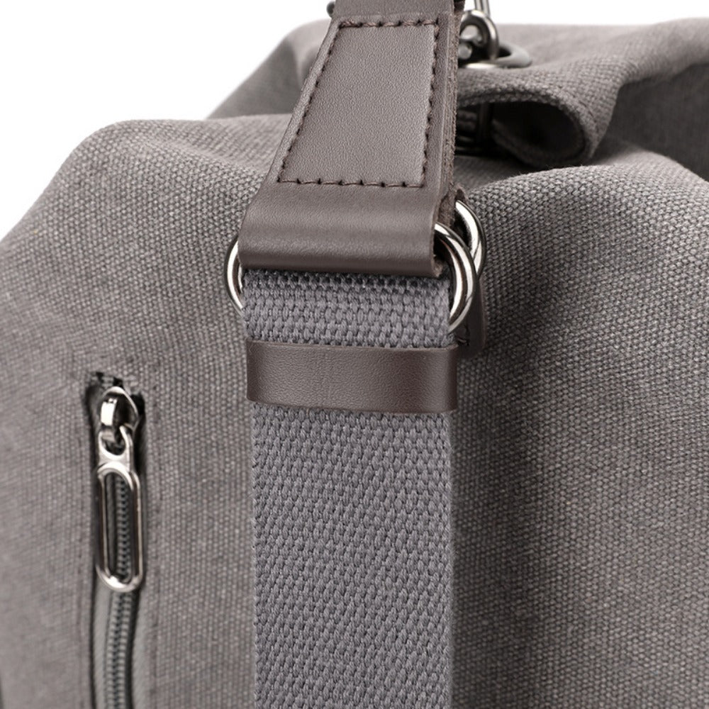 Men's Crossbody Bag – Canvas, Large Capacity, for Travel & Work | Bag Vero – detail view 19