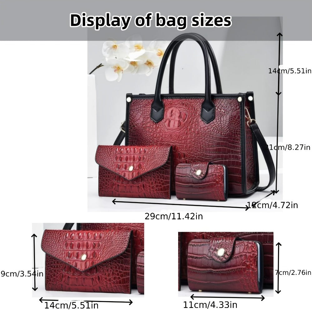 Women's Wallet – 3 Piece, 5 Colors, for Work | Bag Vero – alternate view