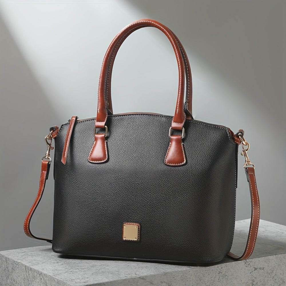 Crossbody Bag for Women – Textured Satchel Vintage Western Colorblock | Bag Vero – detail view 13