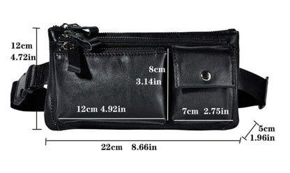 Waist Bag – Genuine Leather, Genuine Leather Waist Vintage Crazy | Bag Vero – detail view 15