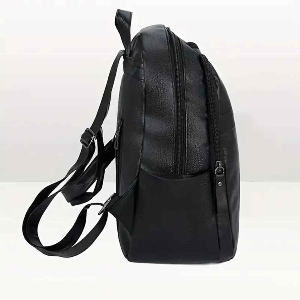 Women Large Capacity Backpack- Heavy Duty Polyester School Bag with Lock Closure, Adjustable Thickened Shoulder Straps and Front Pocket for Work, Travel Daypack