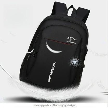 Local Warehouse - Spring/Summer 2026 New Products - Large Capacity Business Duffle Bag, Multi-Section Laptop Bag, School Bag, Black Backpack, Suitable For Daily Leisure, Travel And Work. New Product Promotion