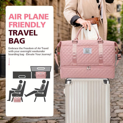 Of 3 Versatile Outdoor Bags Suitable for Travel, Including a Handbag for Women, a Crossbody Bag, a Makeup Pouch, a Beach Tote, a Storage Bag, And a Gym Bag