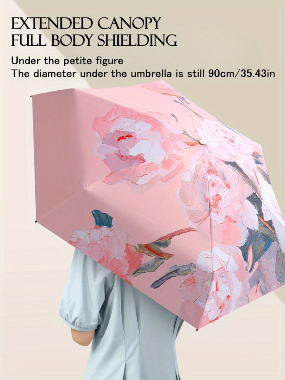 Digital Print Flat Portable Pocket Umbrella
