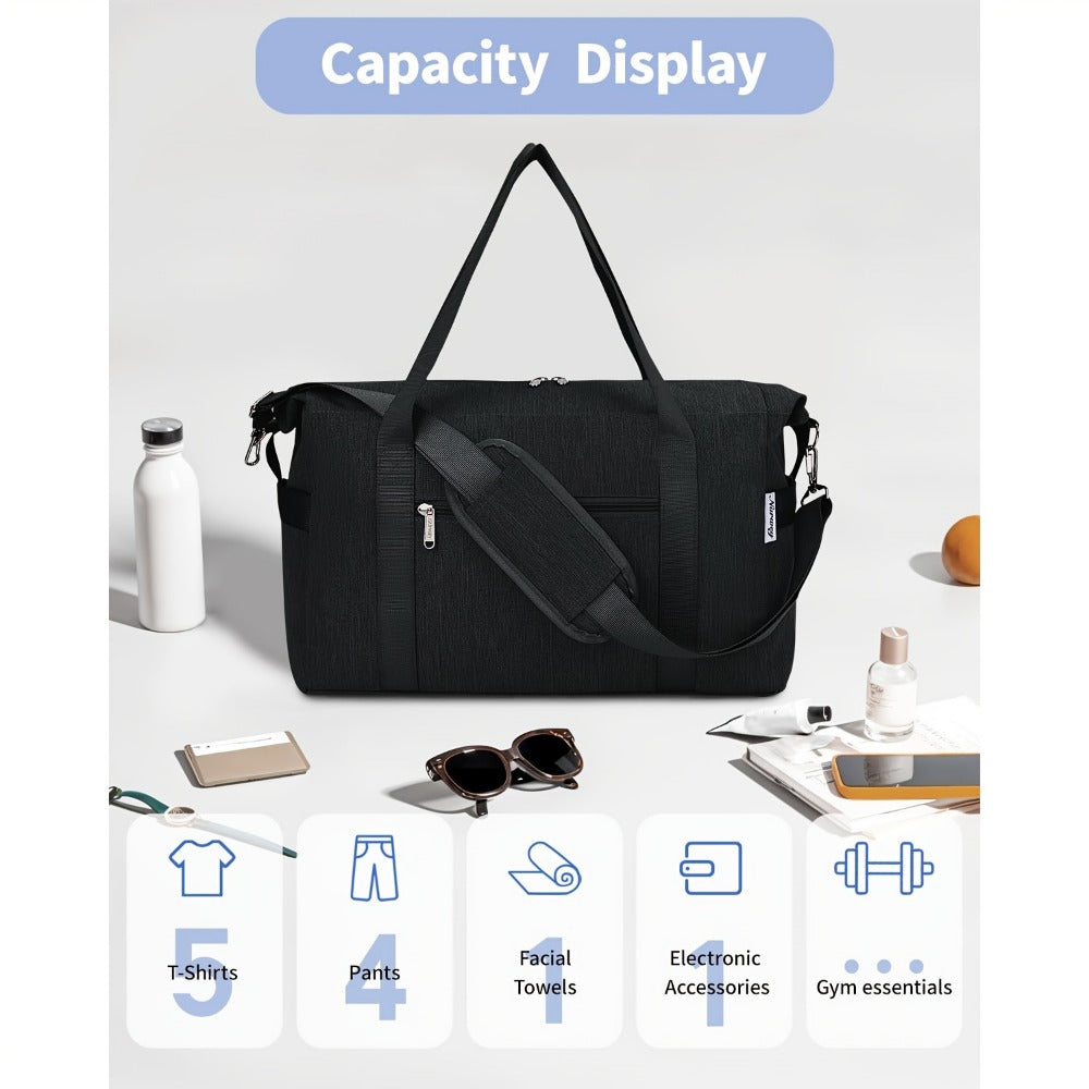 Carry On Luggage – 20L, Foldable, for Travel & Work | Bag Vero – detail view 5