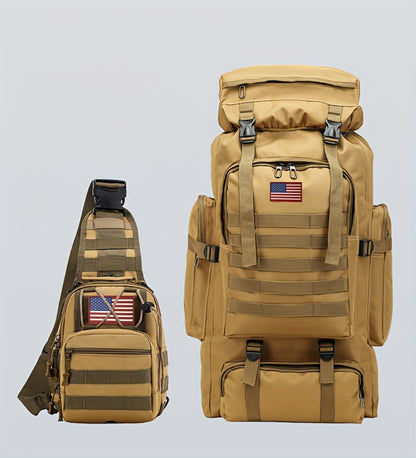 Travel Backpack – 80L, 80l Tactical Molle System Multi | Bag Vero – detail view 48
