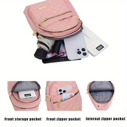Women's Crossbody Bags PU Waist Bags Chest Bags Fashion Crossbody Backpacks Outdoor Hiking