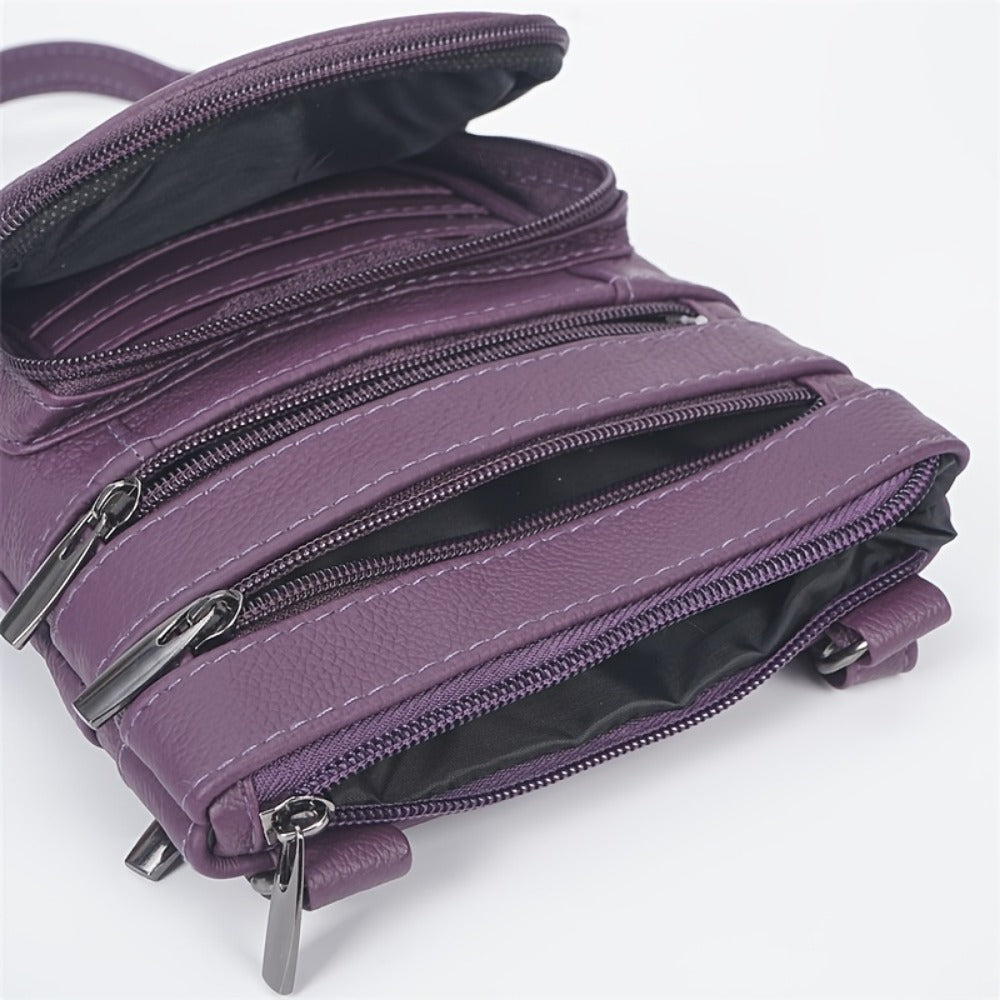 Laptop Bag – 10 Colors, Genuine Leather, Adjustable Strap | Bag Vero – detail view 28