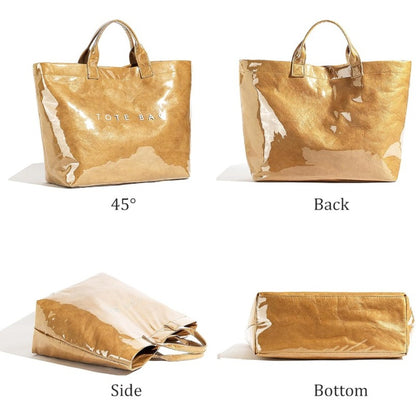 Large Plastic Tote Bag for Women, Perfect for Work, Featuring Letter Prints. Ideal As Hobo Bags, Kraft Paper Handbags, And Purses, Suitable for Valentine'S Day And Mother'S Day Gifts