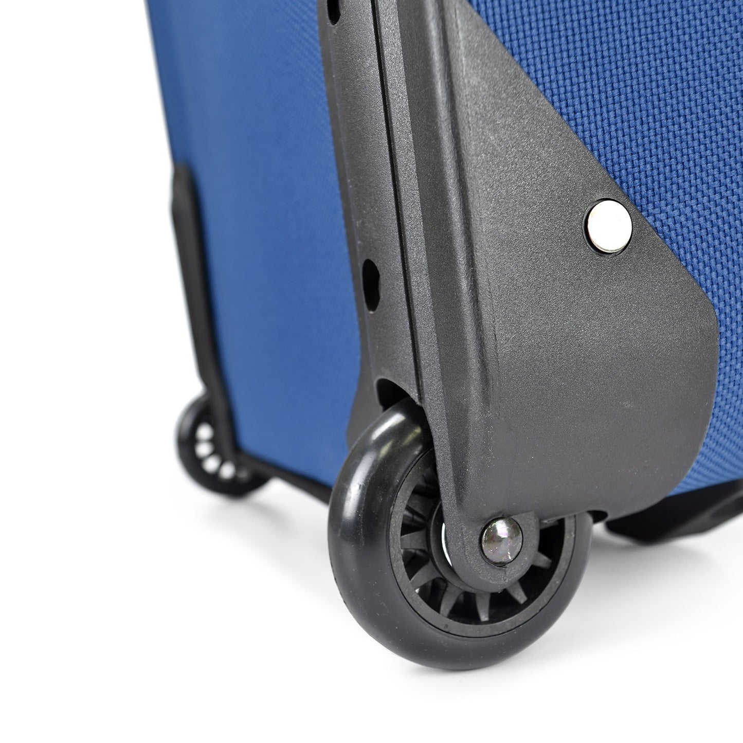 U.S Traveler Rio 2-Pcs Polyester Carry-onSuitcase w/ Tote | Soft Shell Lightweight, Softside Expandable & 360° Dual Spinner Wheels | Airline Approved 21" + 10" | Matching Color, Black, Blue, Green, Teal, Purple, Red, Yellow, Pink, Camo, Gray - Travel Lugg