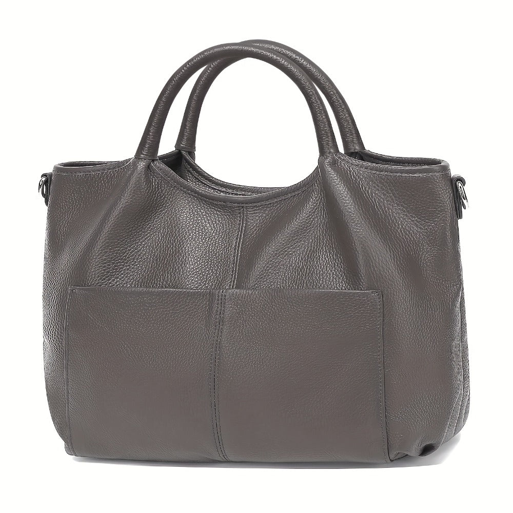 KOGTLA Genuine Leather Purses for Women,Luxury Genuine Tote Bag,Crossbody Shoulder Bags Designer Handbags Top Handle Satchel Bag,Large Capacity,Daily Commutes And Outings Pefect for Office,Business And Work