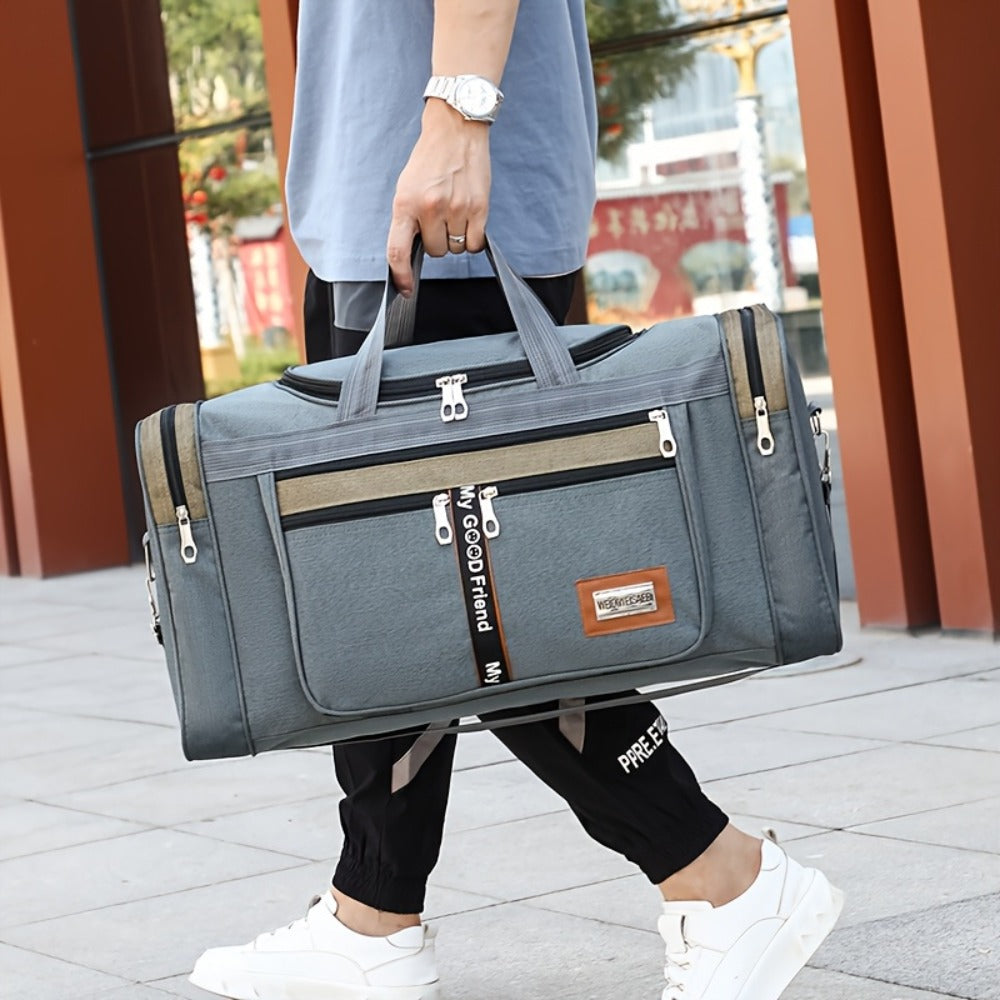 Large Capacity Foldable Portable Travel Bag Men's And Women's Long And Short Distance Travel Luggage Bag High Quality