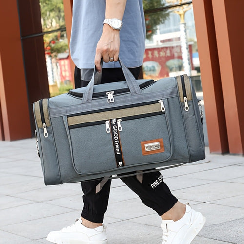 Large Capacity Foldable Portable Travel Bag Men's And Women's Long And Short Distance Travel Luggage Bag High Quality