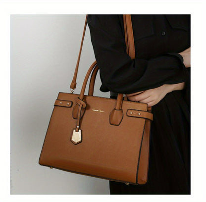 3pcs Women'S Tote Set - Large Capacity Commuter Tote Vintage Single Shoulder Crossbody Multi-Piece Bag