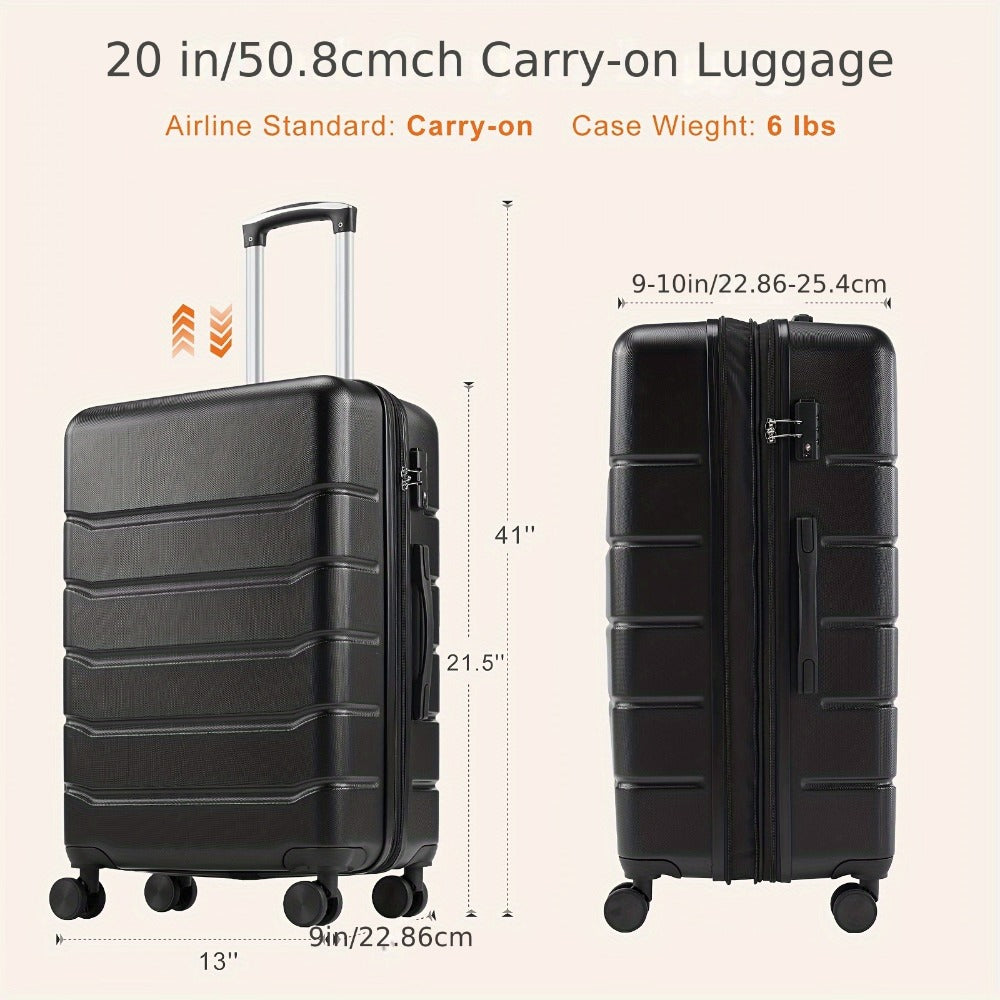 Carry On Luggage – 20 Inch, Hardshell, Expandable, Spinner Wheels | Bag Vero – detail view 4