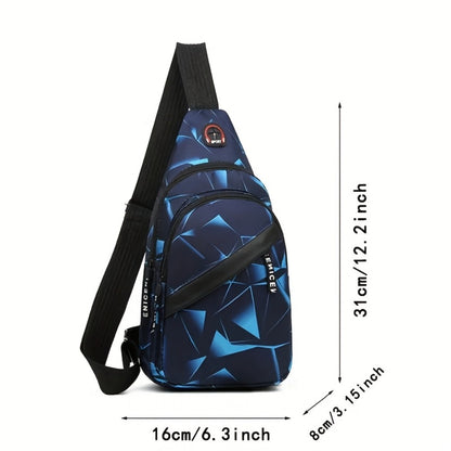 Couple Chest Bag, Men'S Casual Crossbody Bag, Trendy Sports Bag, Multifunctional Small Bag, Shoulder Bag, Unisex Version