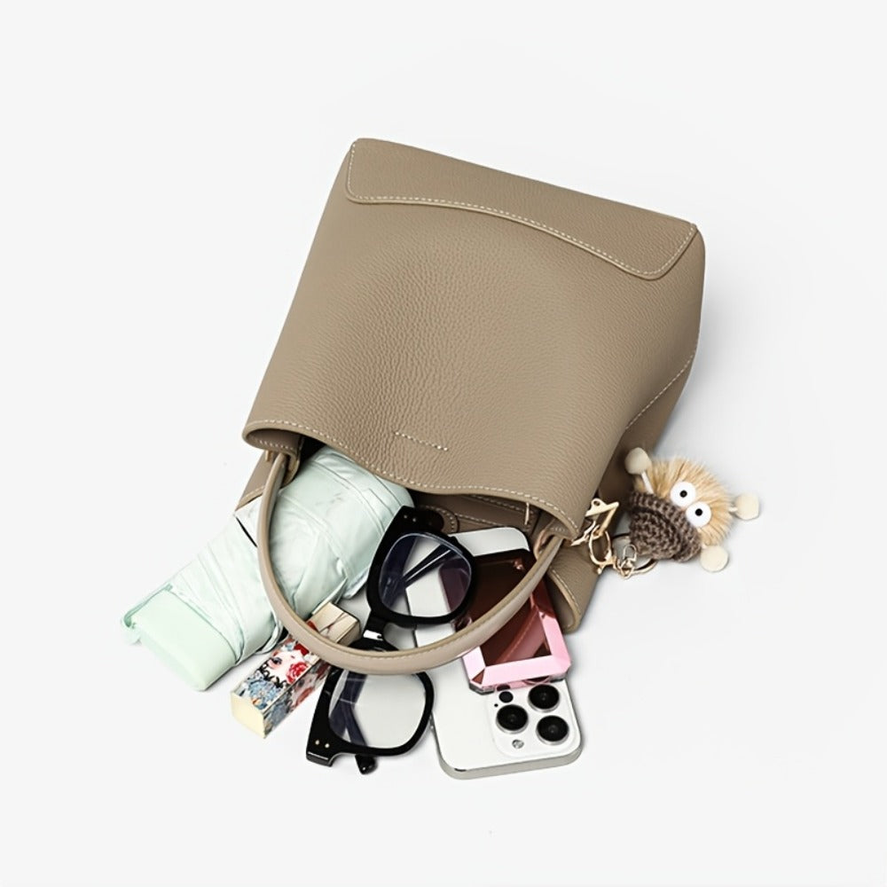 Women'S Large Capacity Versatile Bucket Bag Single Shoulder Crossbody Top Handle Handbag