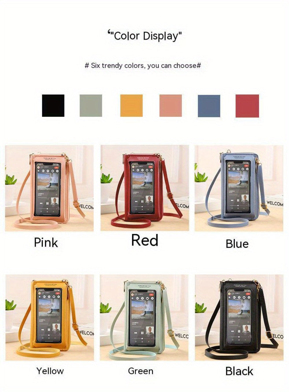 Crossbody Bag for Women with Anti-Theft Features - Versatile Shoulder Bag Including a Phone Pocket - Ideal Present for Christmas, Halloween, And Thanksgiving