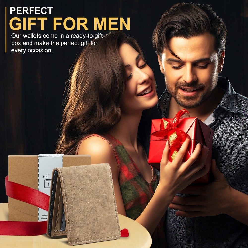 Timeless And Elegant Men'S Wallet with Outstanding Storage - an Excellent Present for a Spouse, Dad, Or Son