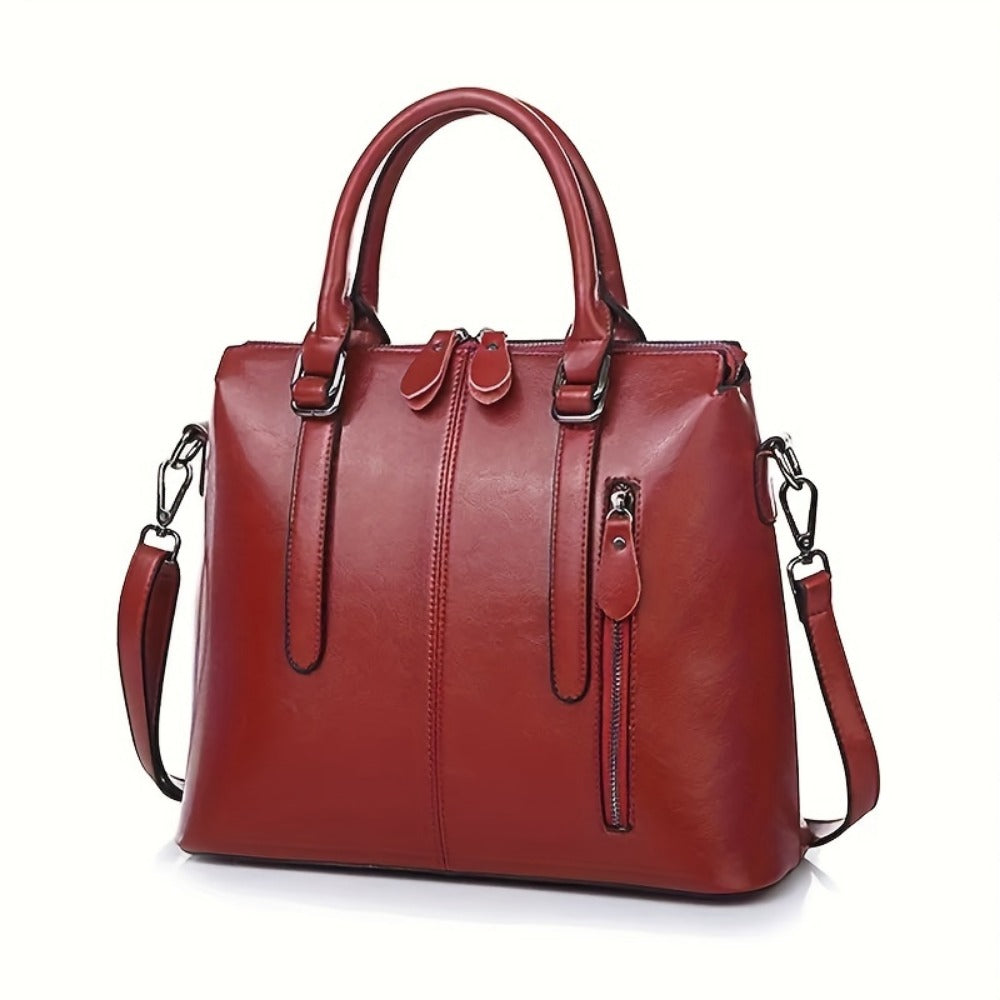 Crossbody Bag for Women – Genuine Leather, for Travel & Work | Bag Vero – detail view 9