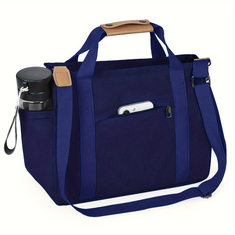 Tote Bag for Women with Pockets, Cute Crossbody Shoulder Purses Mommy Handbag for Work Travel