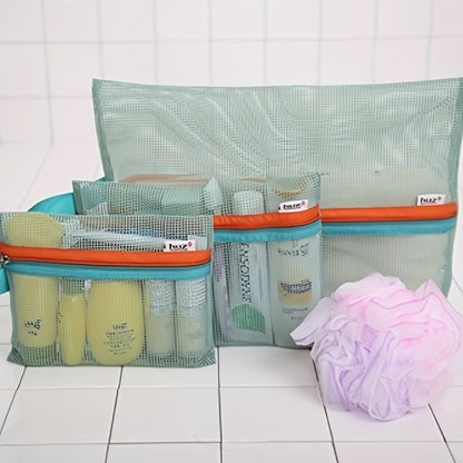 4pcs Multifunctional Travel Storage Bags, Grid Finishing Bags