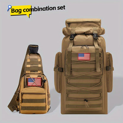 Men's Women's Hiking Backpack for Camping Backpack Rucksack Days Assault Pack for Climbing