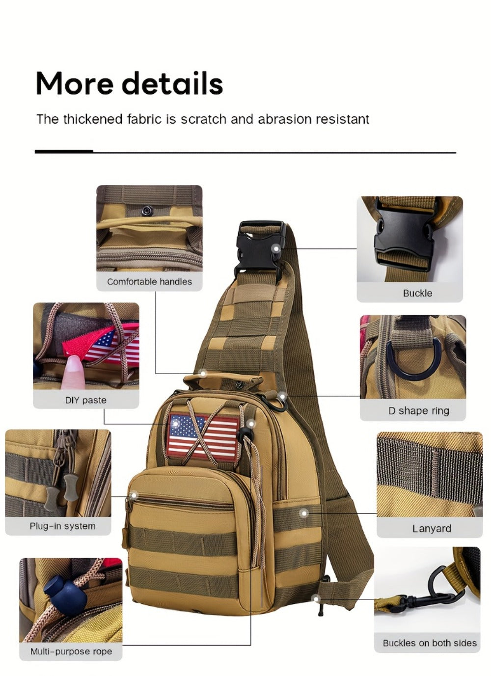 Travel Backpack – 4 Colors, Lightweight, for Travel | Bag Vero – detail view 23