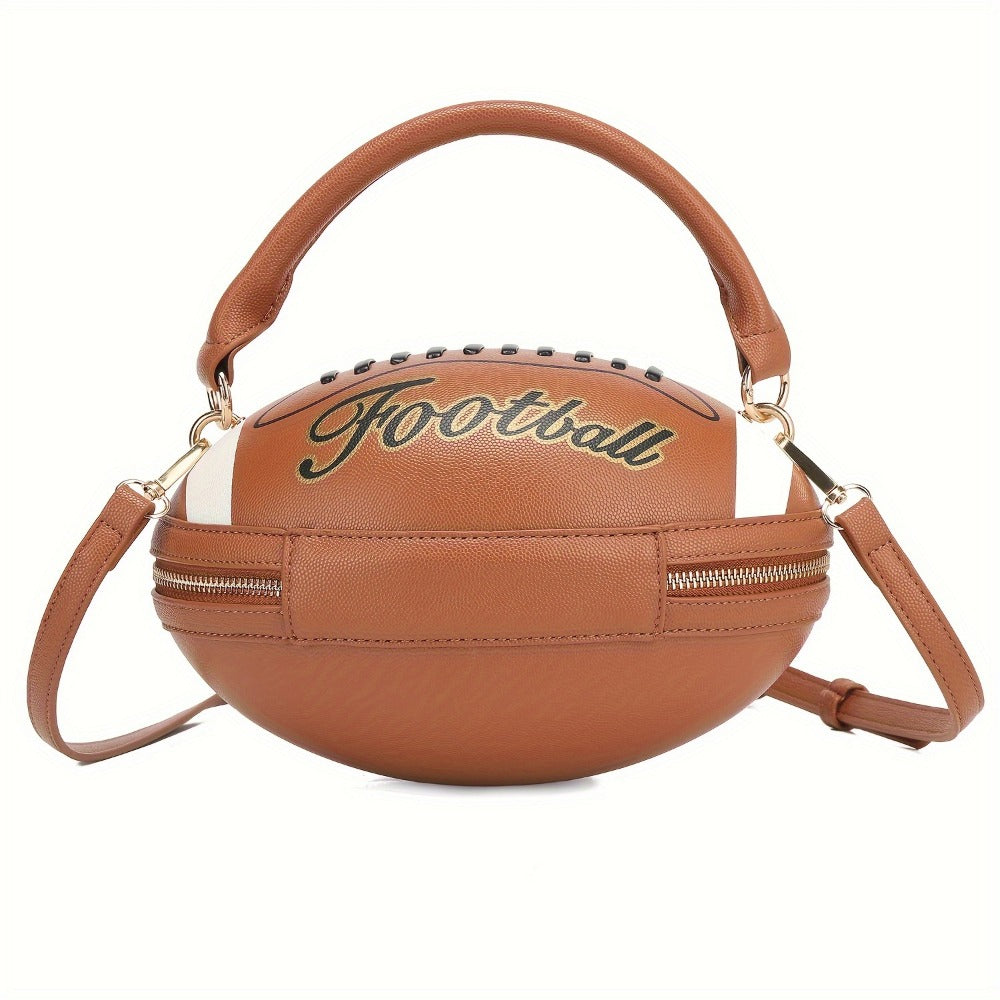 Crossbody Bag for Women – Denim, American Football Style Novelty Rugby | Bag Vero – detail view 23