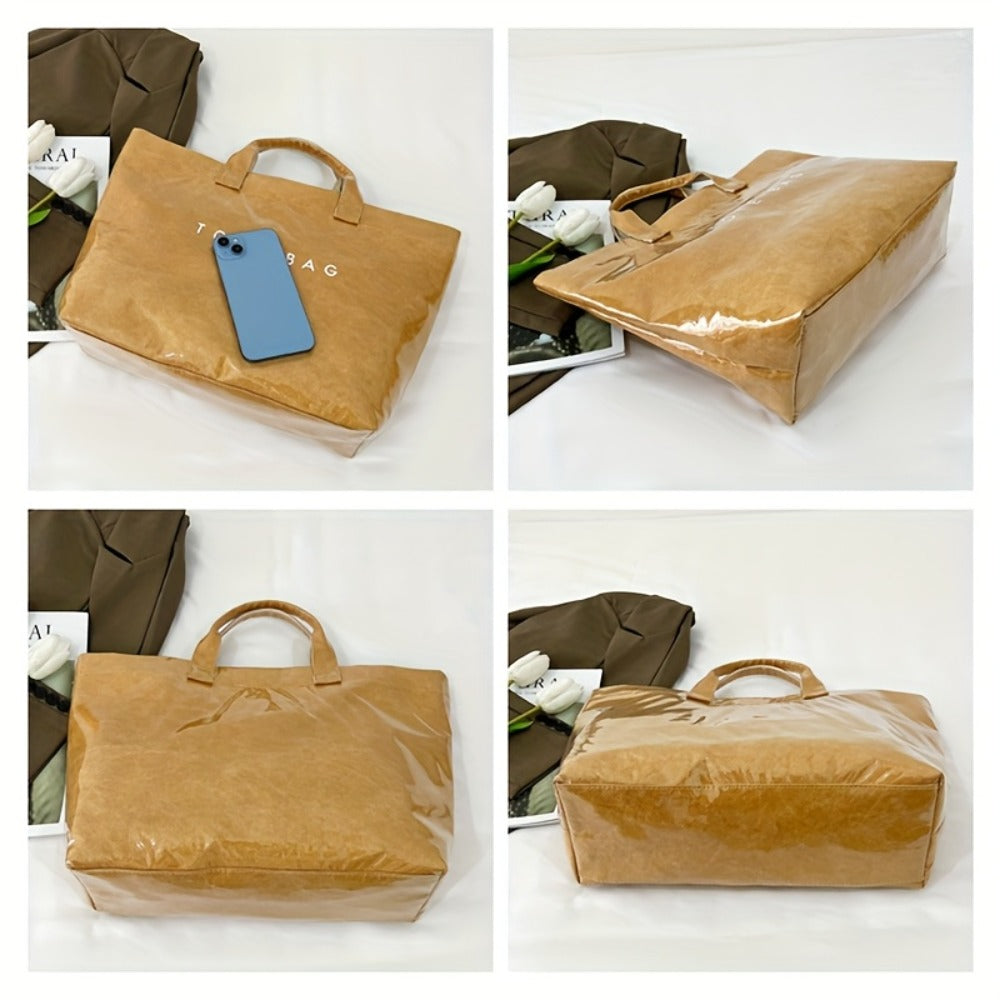 Women's Handbag with Detachable Strap & Tape Closure - / Handheld Shopping Bag Suitable for Travel, Books, Cosmetics - Elegant Tote with, Yiwu-Made for Everyday Use & Special Events